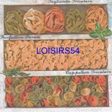 Serviette papier Trio de Pates